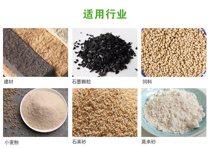 高頻振動篩主要用于化工，建材，石墨顆粒，飼料，小麥粉，石英砂，豆?jié){，果汁等各種物料的干法、濕法篩分、分級、脫水，過濾。